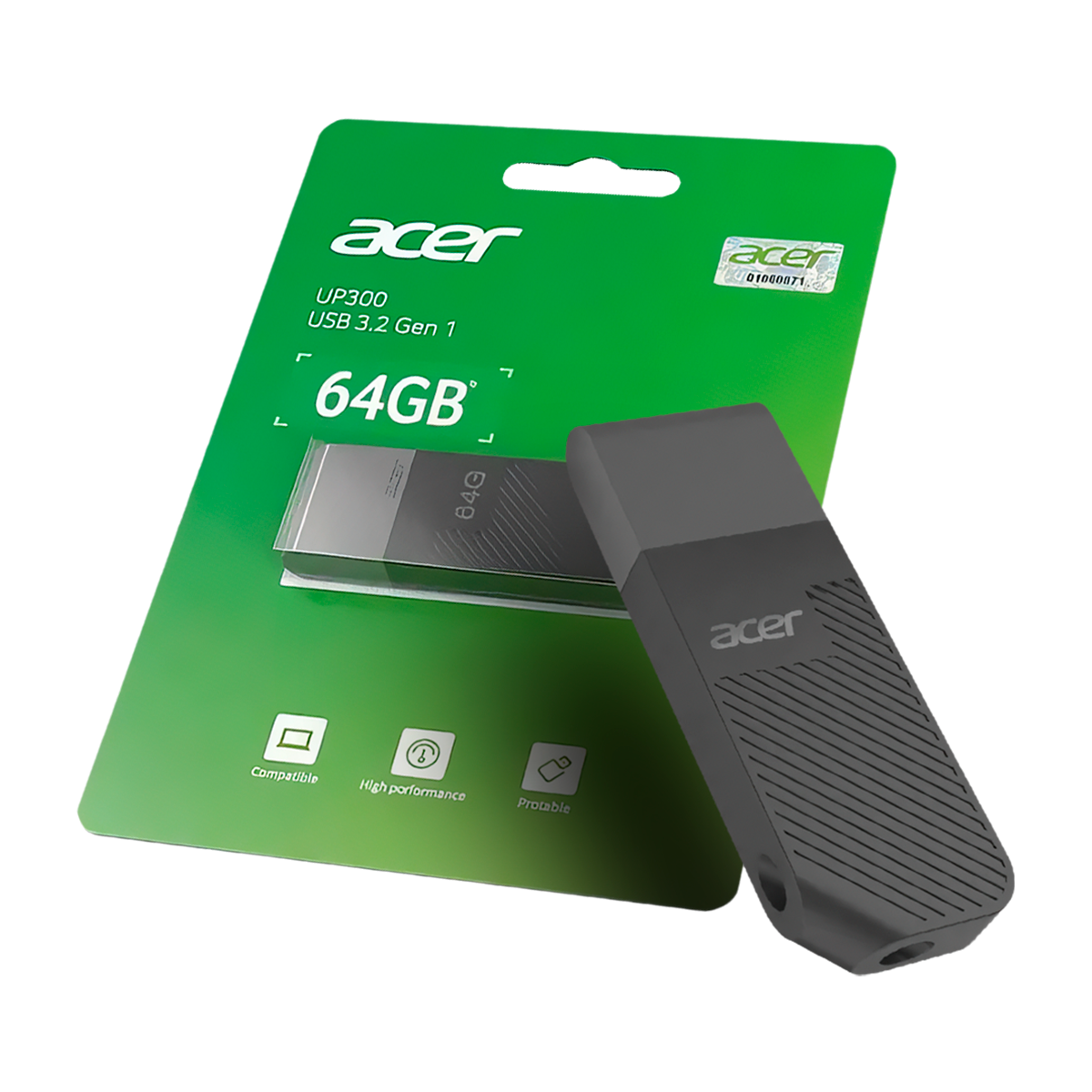 Memoria USB 2.0 – Acer 64GB Negro